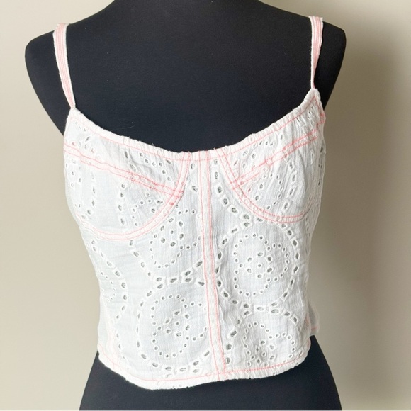 Free People Pop of Color Corset Top M - Picture 4 of 11